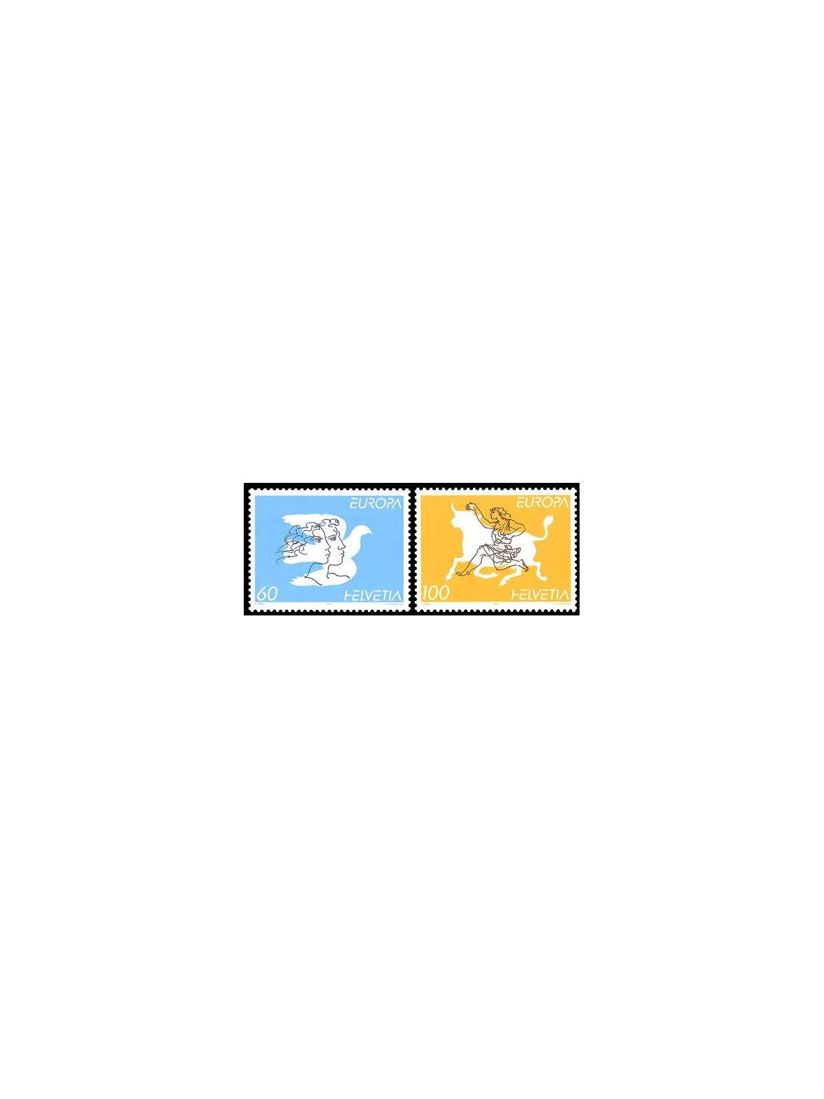 SVIZZERA 1995 Europa 2v MNH**