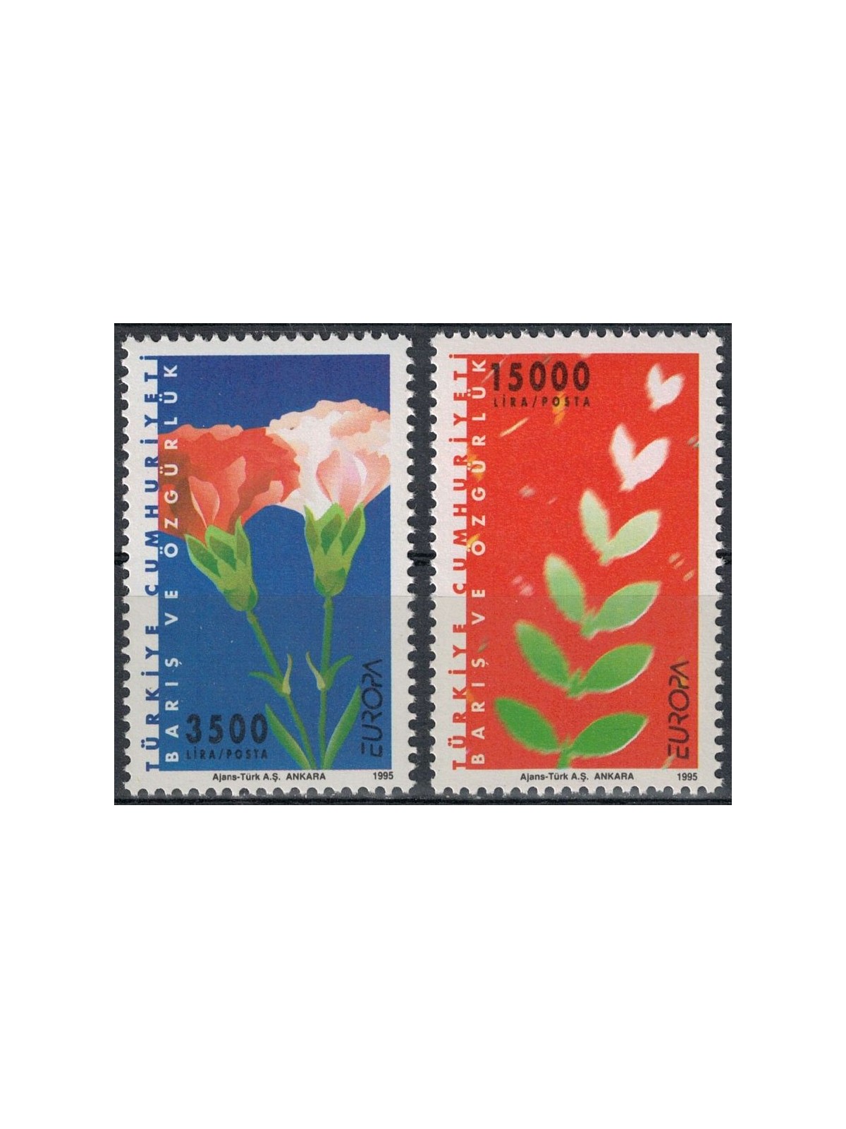 TURCHIA 1995 Europa 2v MNH**