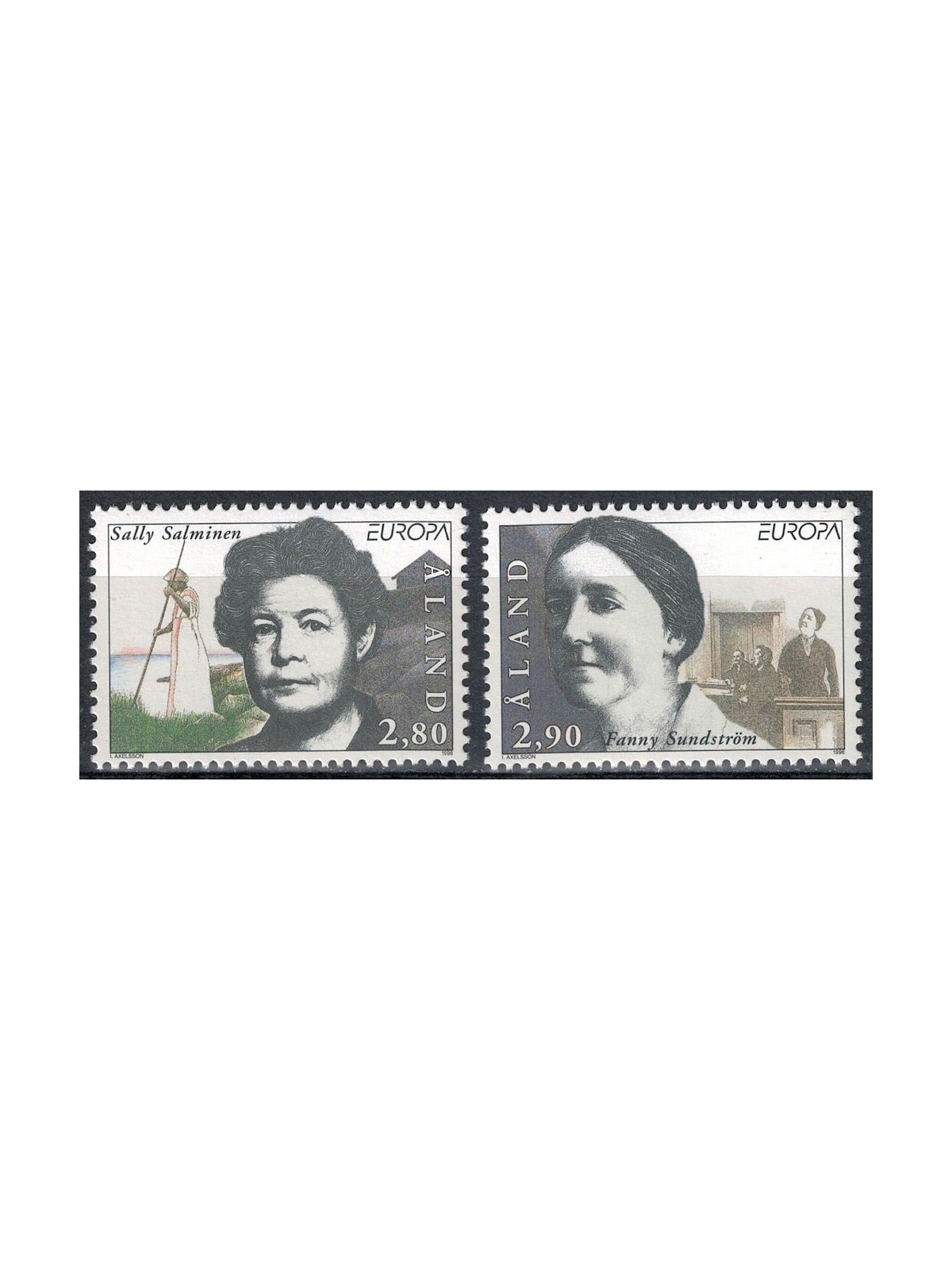 ALAND 1996 Europe 2v MNH**