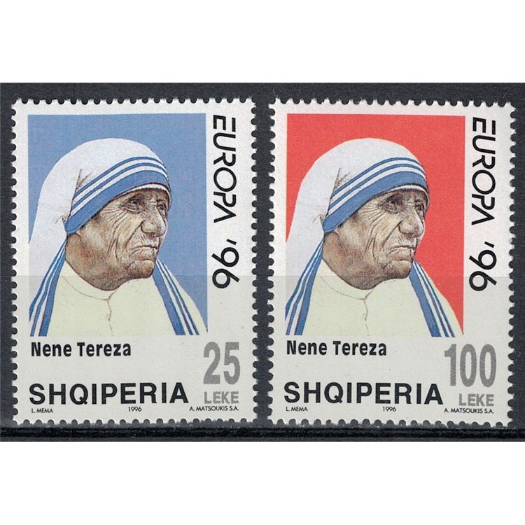 ALBANIA 1996 Europe 2v MNH**