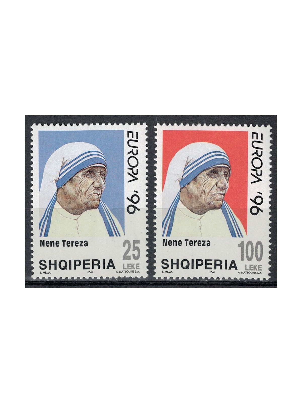 ALBANIA 1996 Europa 2v MNH**
