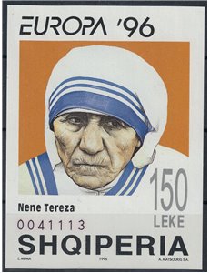 ALBANIA 1996 Europa BF MNH**
