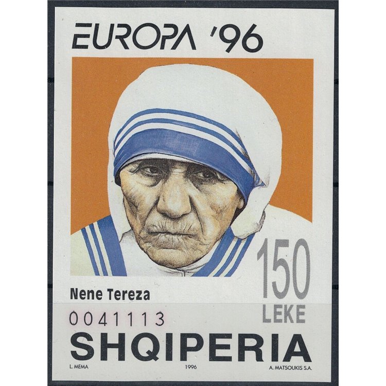 ALBANIA 1996 Europa BF MNH**