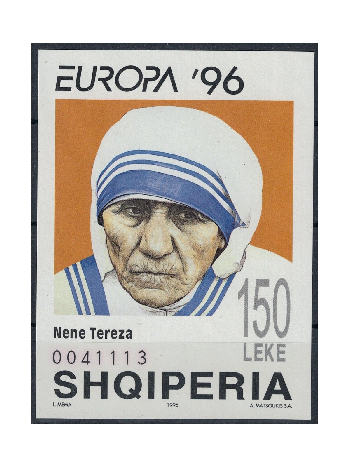 ALBANIA 1996 Europa BF MNH**