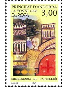 ANDORRA FRANCESE 1996 Europa MNH**