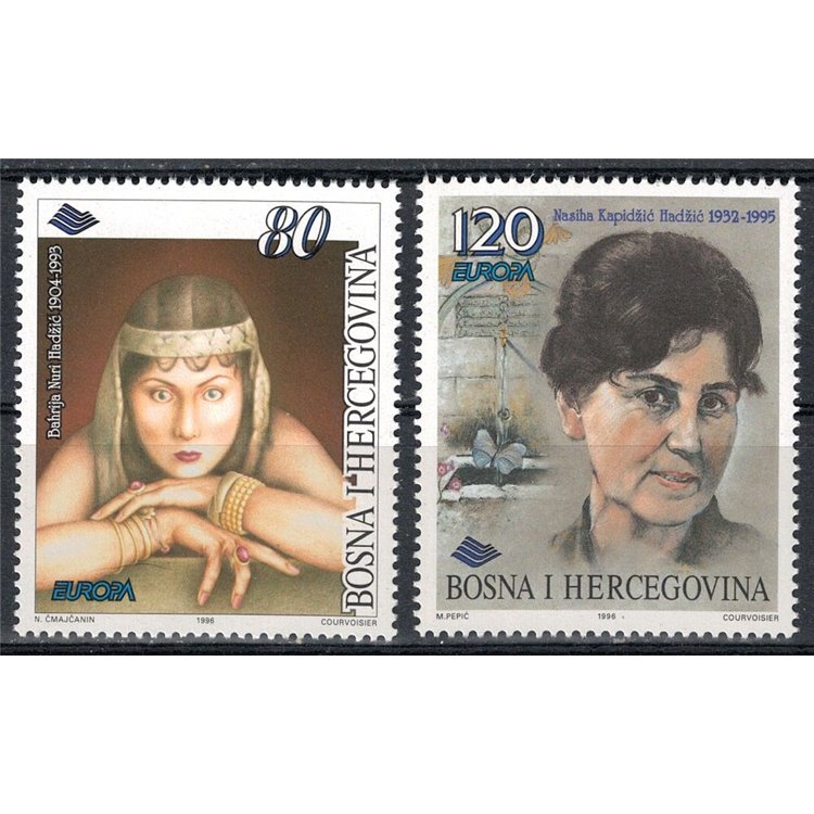 BOSNIA AND HERZEGOVINA 1996 Europe 2v MNH**