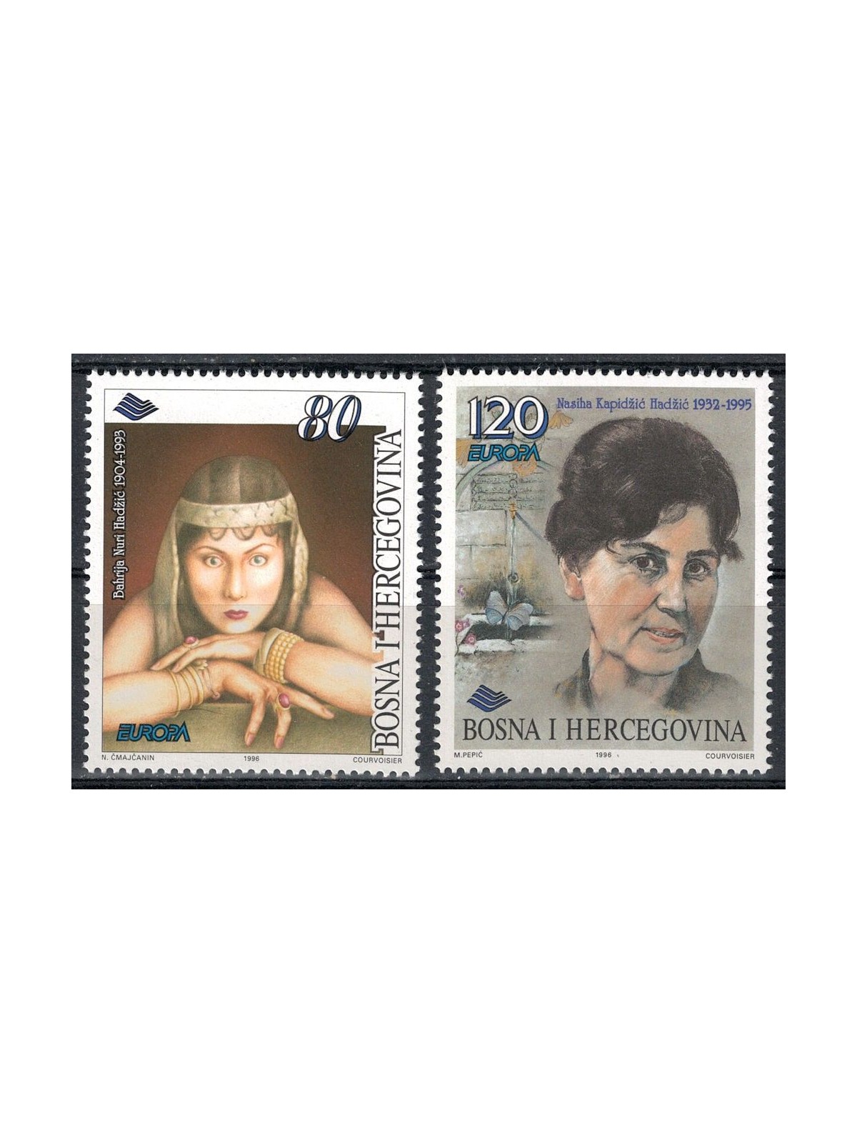 BOSNIA AND HERZEGOVINA 1996 Europe 2v MNH**
