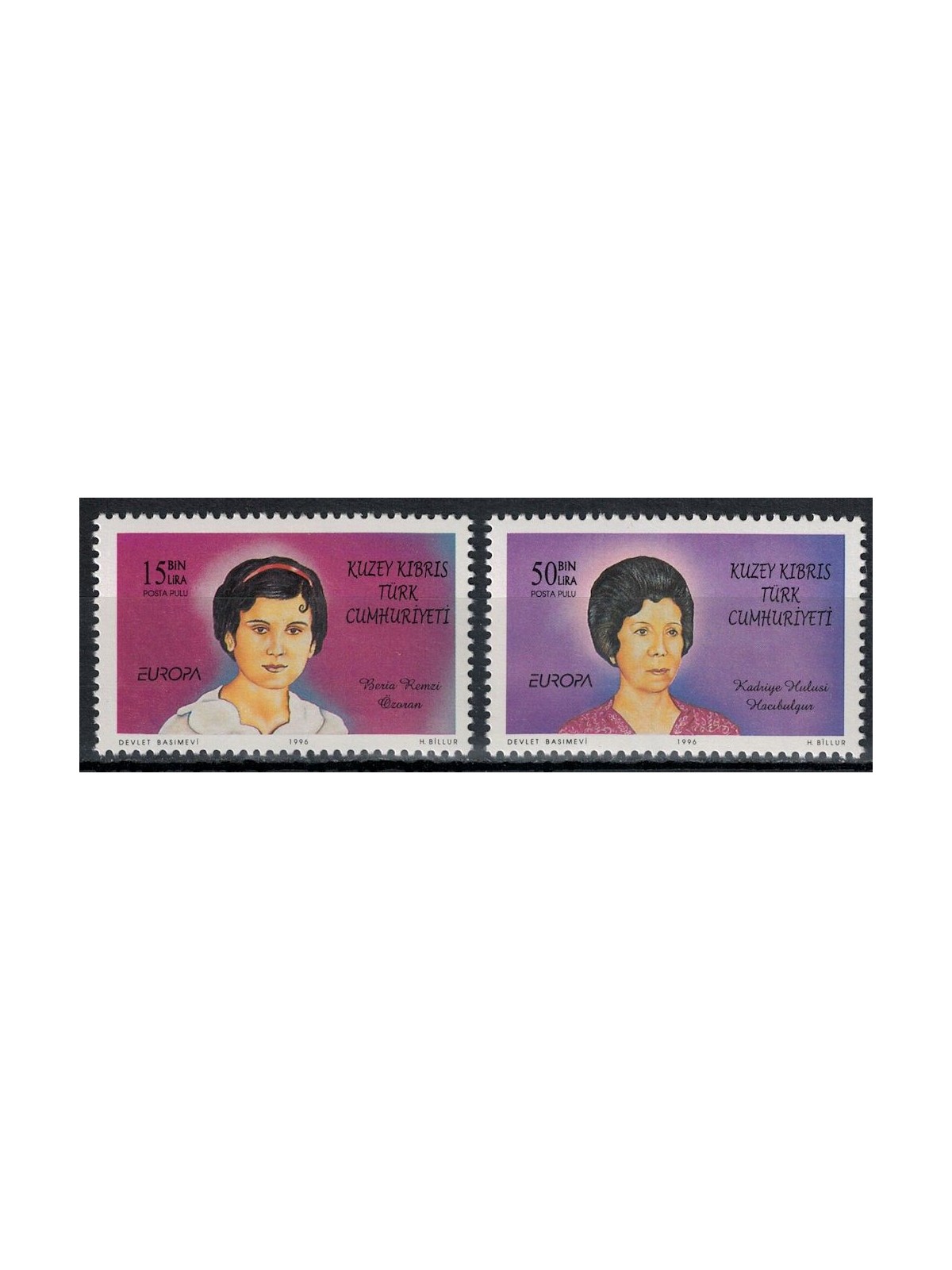 NORTHERN CYPRUS 1996 Europe 2v MNH**