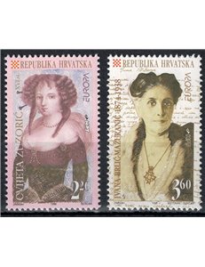 CROAZIA 1996 Europa 2v MNH**
