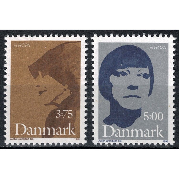 DANIMARCA 1996 Europa 2v MNH**