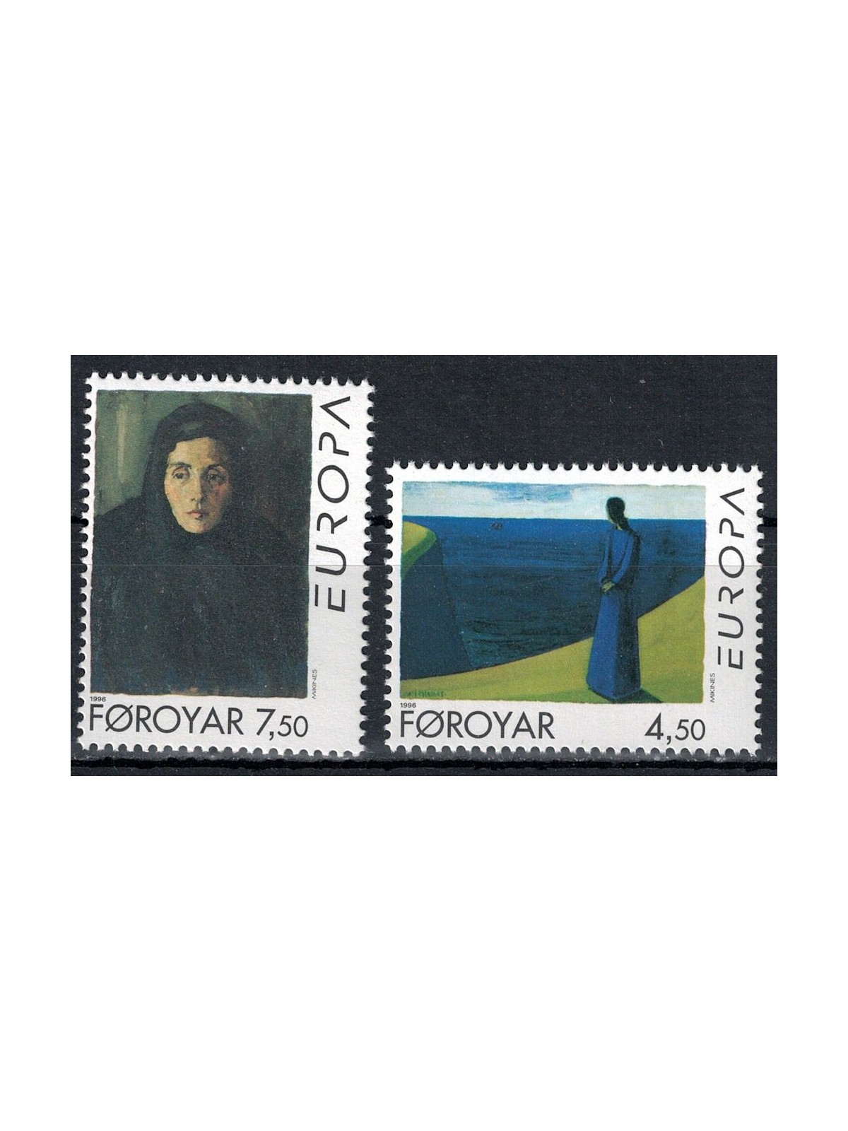 FAEROER 1996 Europa 2v MNH**