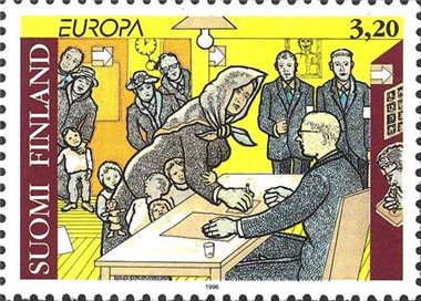 FINLANDIA 1996 Europa MNH**