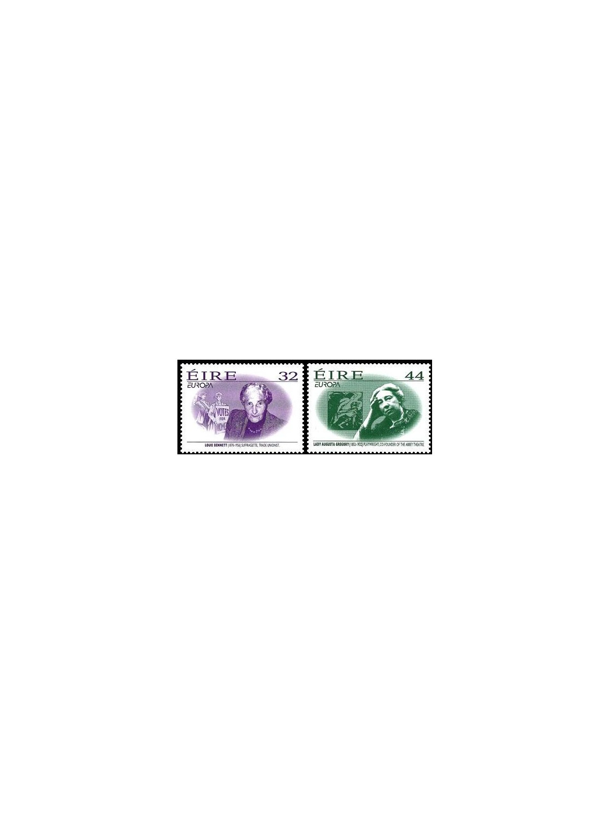 IRLANDA 1996 Europa 2v MNH**
