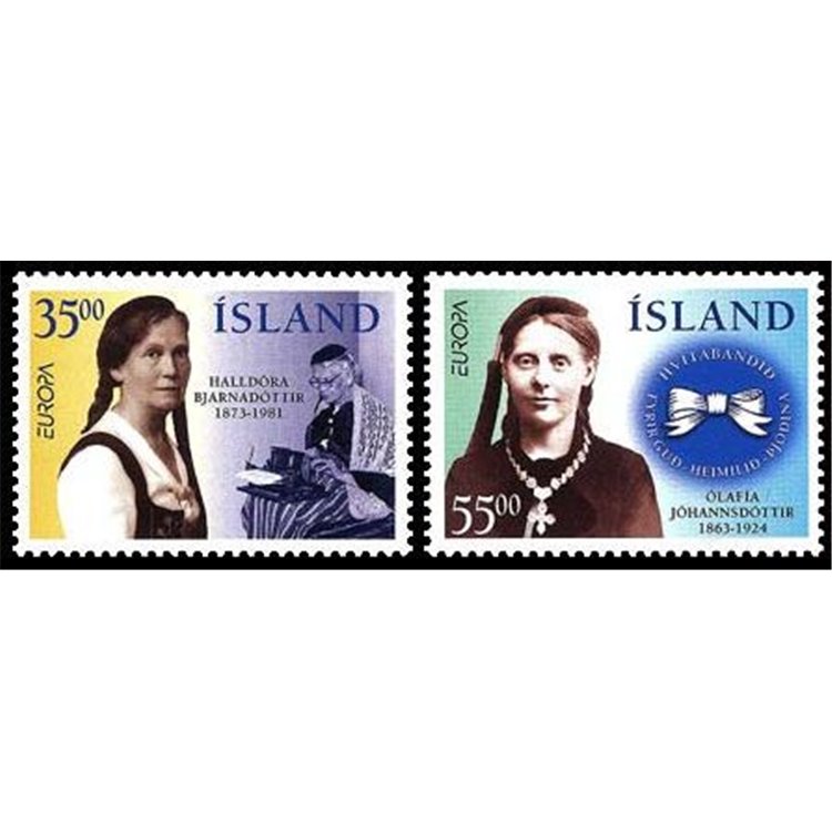 ISLANDA 1996 Europa 2v MNH**