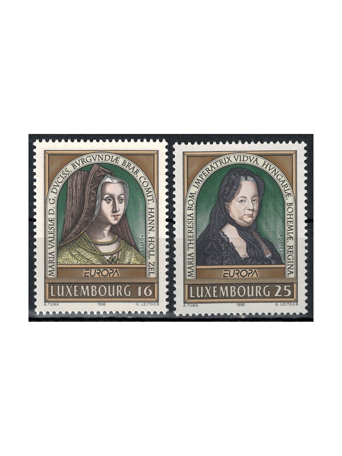LUXEMBOURG 1996 Europe 2v MNH**