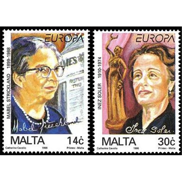 MALTA 1996 Europe 2v MNH**