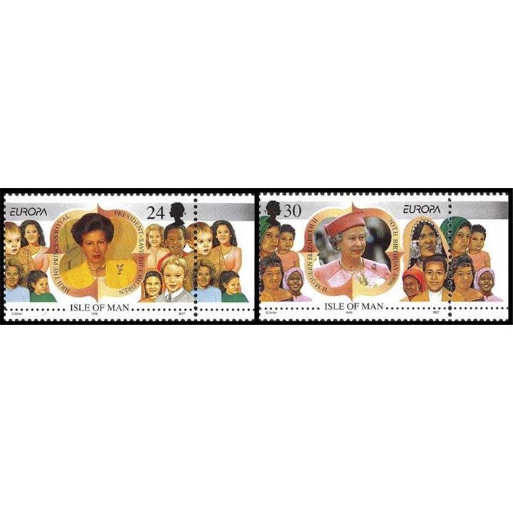MAN 1996 Europa 2v MNH**
