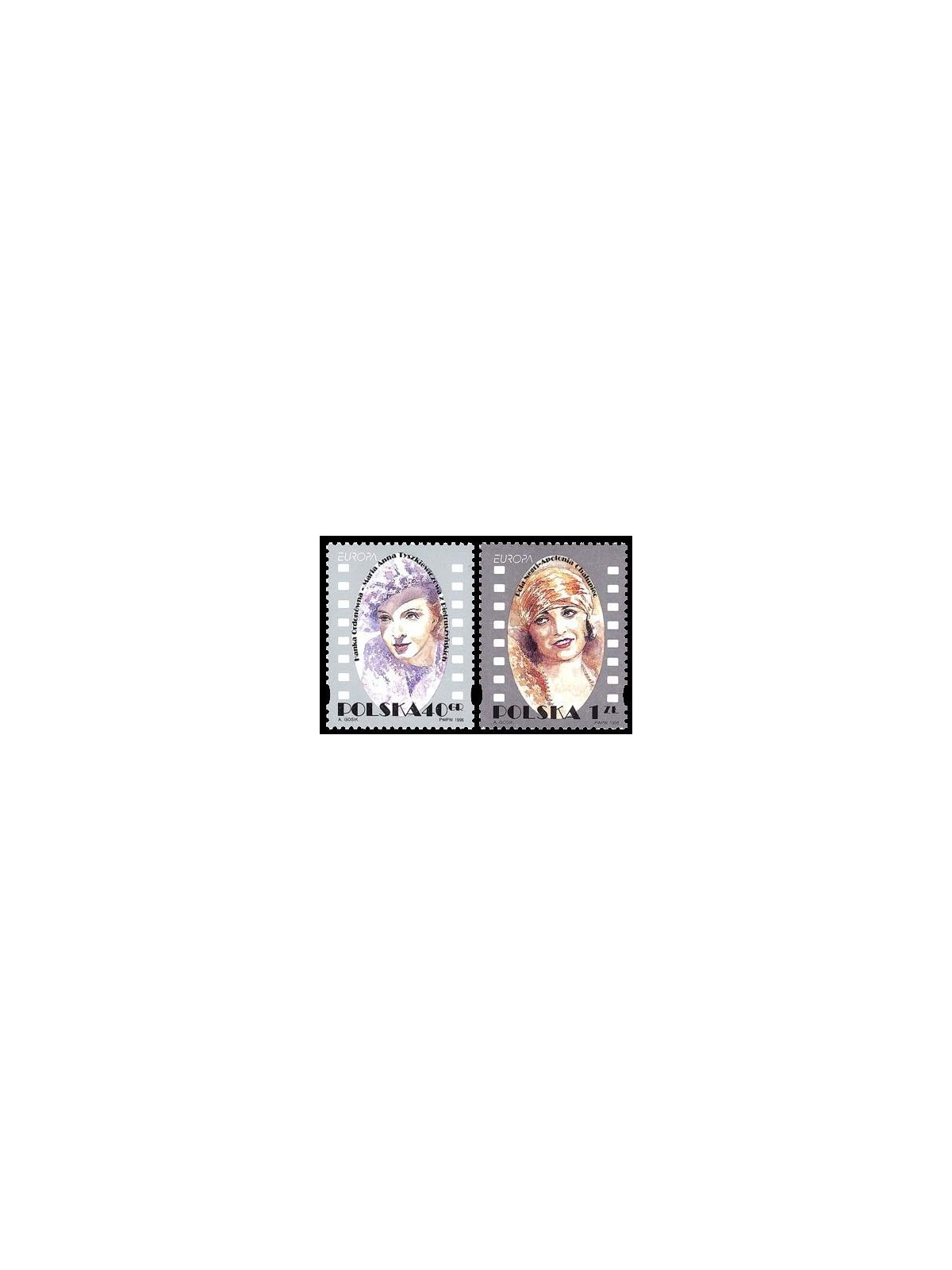 POLAND 1996 Europe 2v MNH**