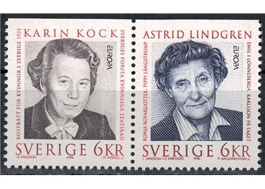 SWEDEN 1996 Europe 2v MNH**