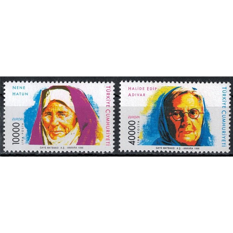 TURCHIA 1996 Europa 2v MNH**