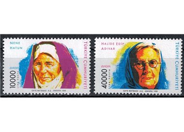 Türkiye 1996 Europe 2v MNH**
