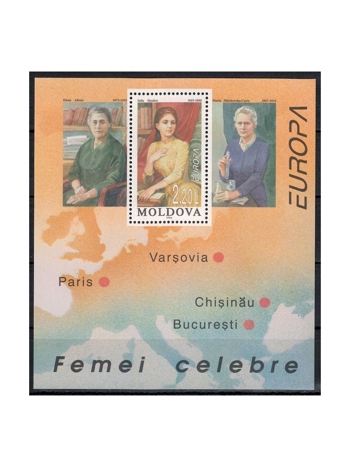 MOLDAVIA 1996 Europa BF MNH**