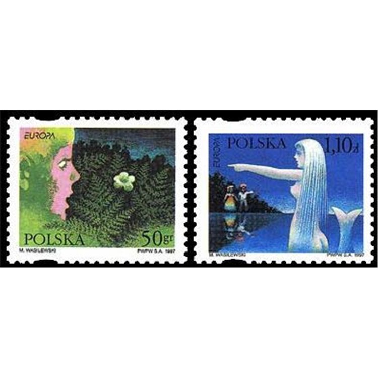 POLAND 1997 Europe 2v MNH**