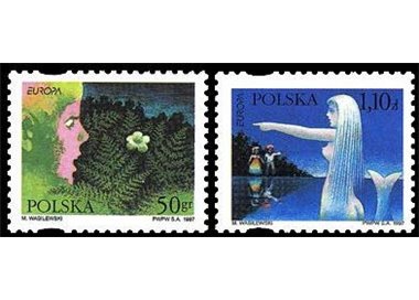 POLAND 1997 Europe 2v MNH**