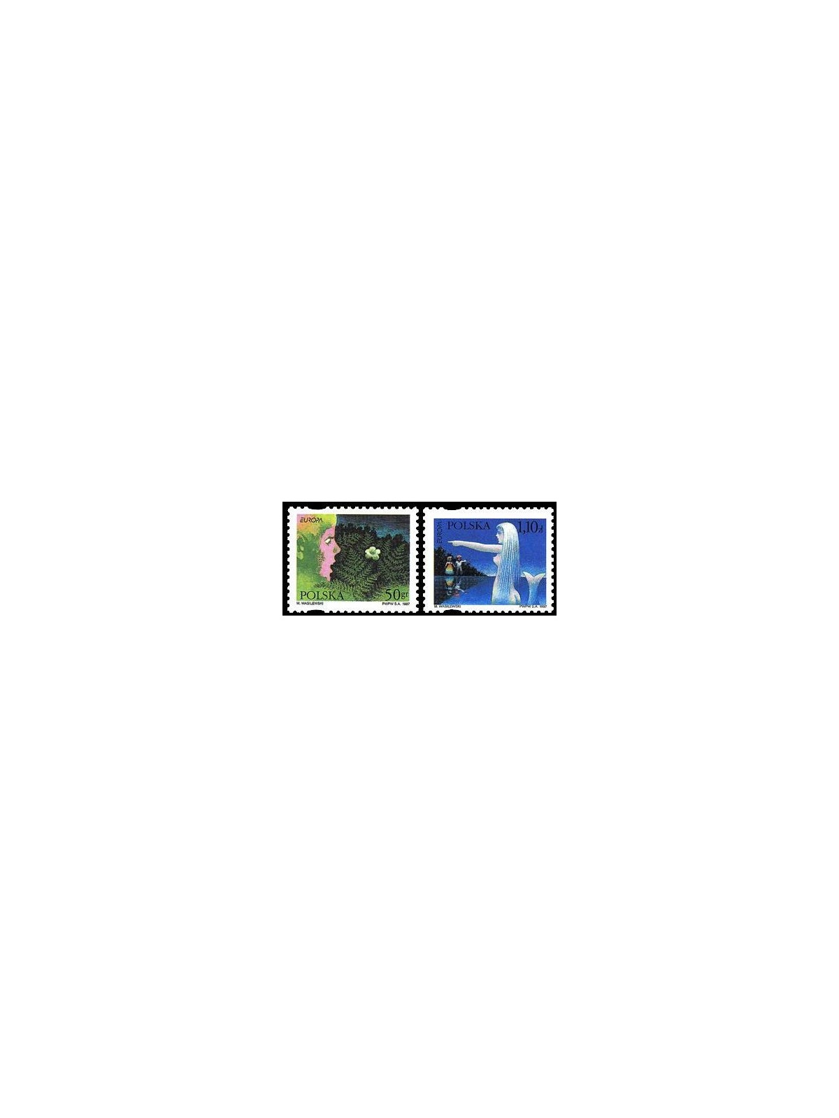 POLONIA 1997 Europa 2v MNH**