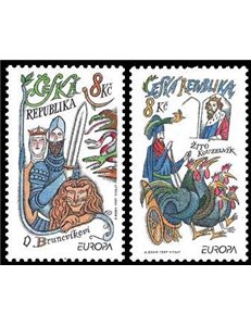 CZECH REPUBLIC 1997 Europe 2v MNH**