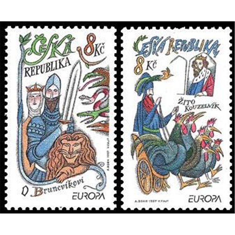 CZECH REPUBLIC 1997 Europe 2v MNH**