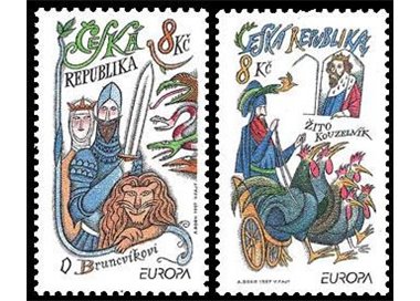 REPUBBLICA CECA 1997 Europa 2v MNH**