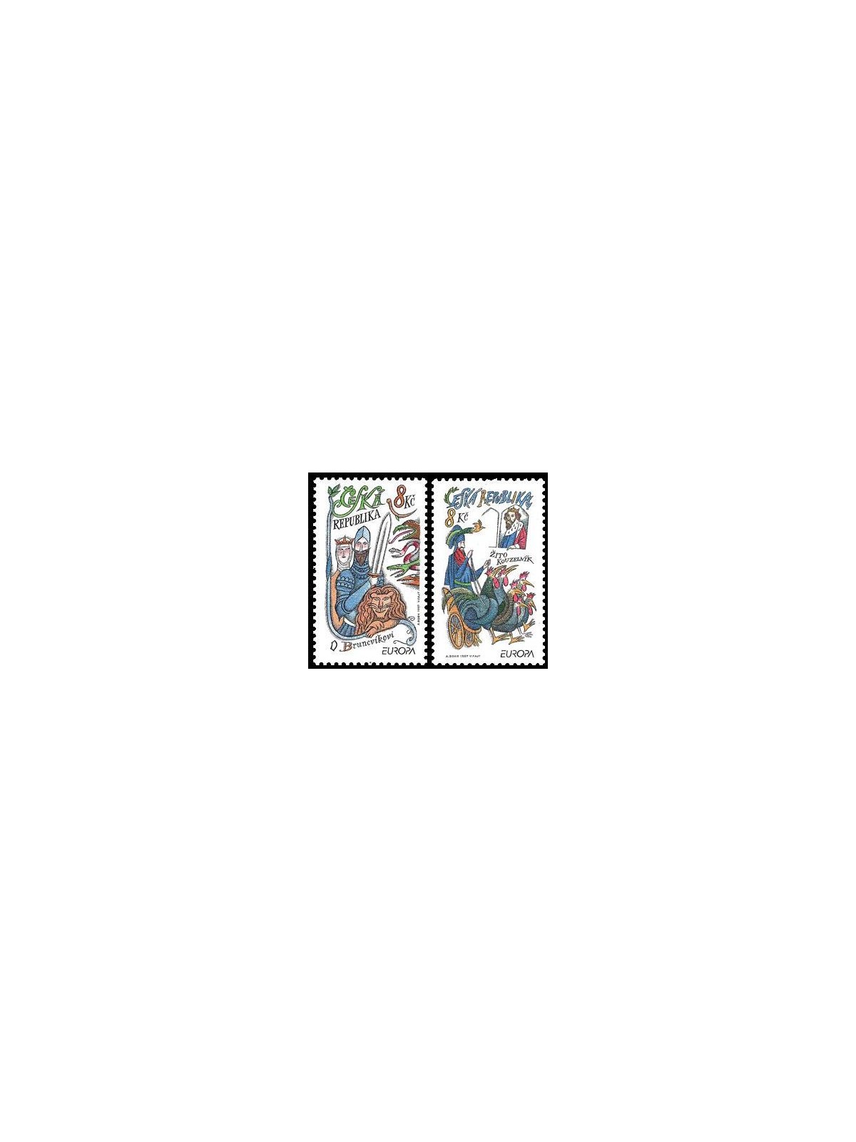 REPUBBLICA CECA 1997 Europa 2v MNH**