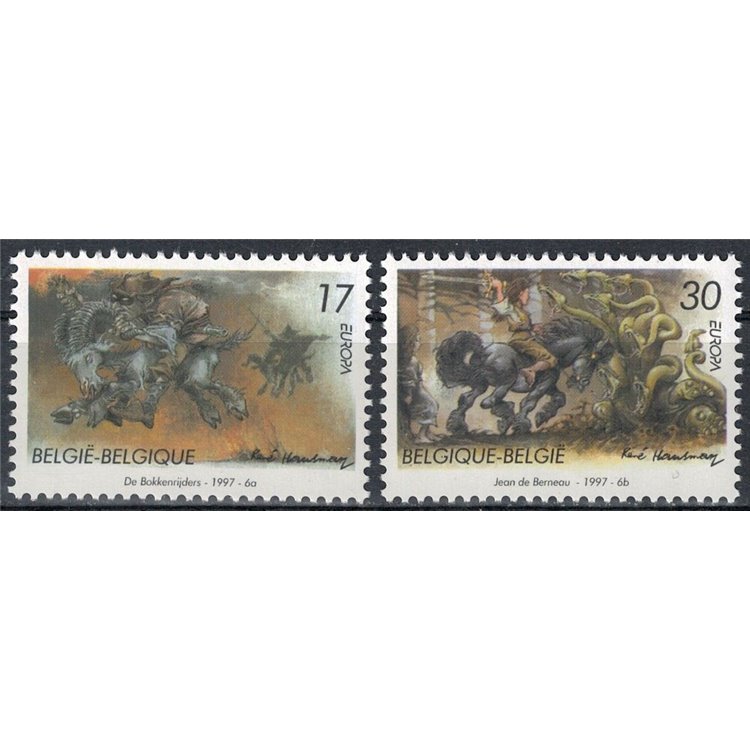 BELGIO 1997 Europa 2v MNH**