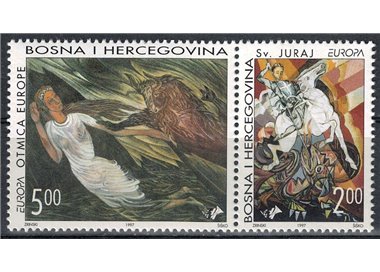 BOSNIA CROATA 1997 Europa 2v MNH**