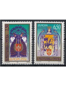 BOSNIA SERBA 1997 Europe 2v MNH**