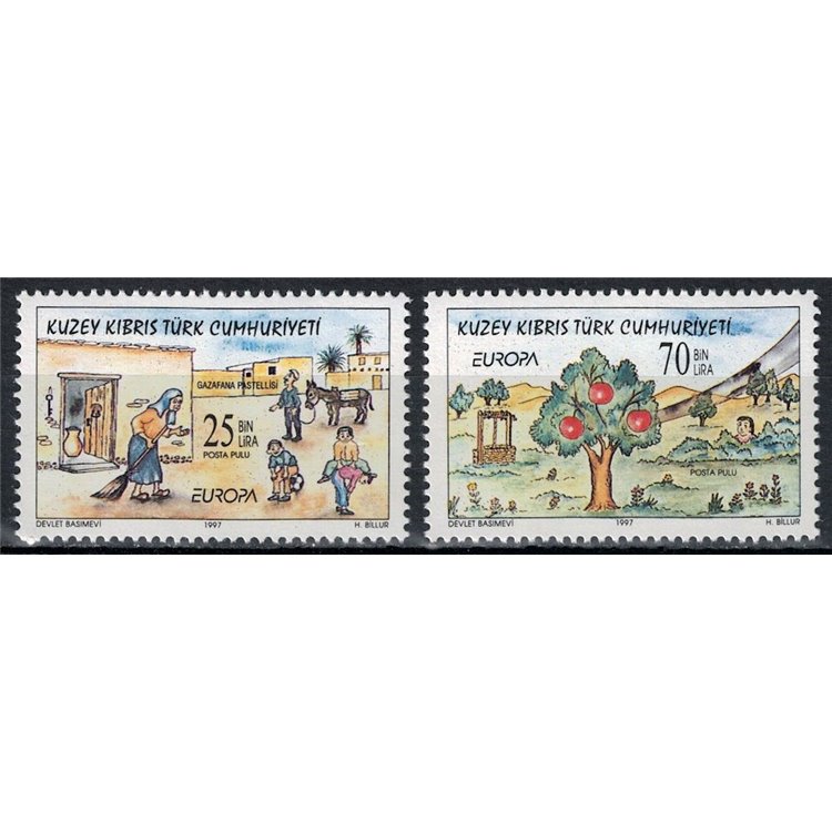 NORTHERN CYPRUS 1997 Europe 2v MNH**