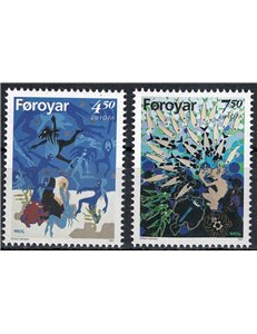 FAEROER 1997 Europa 2v MNH**