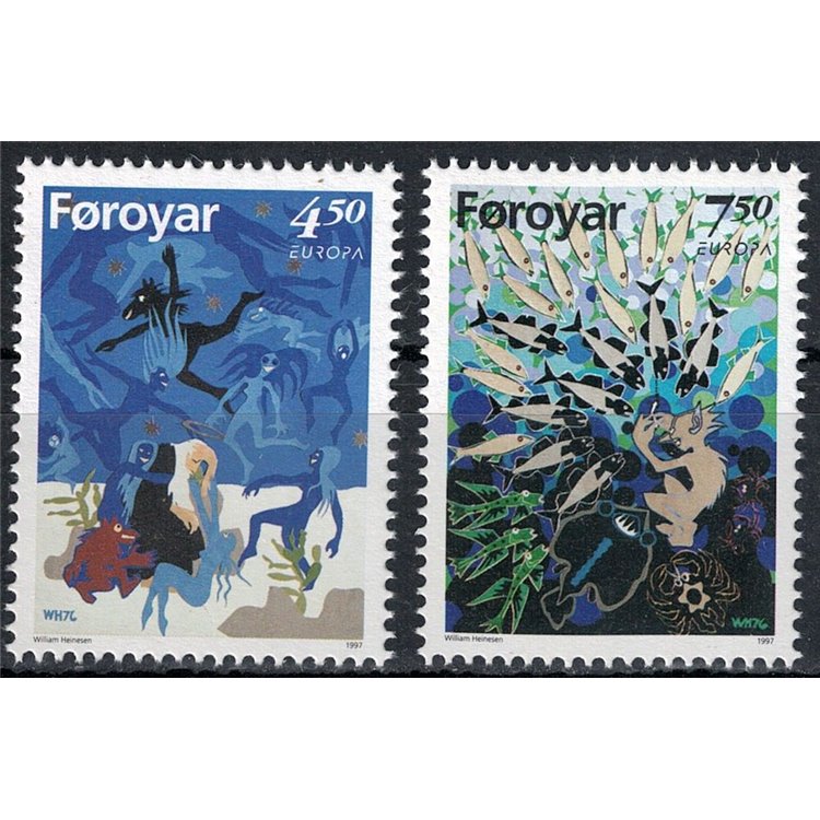 FAEROER 1997 Europa 2v MNH**