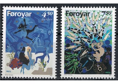 FAROE ISLANDS 1997 Europe 2v MNH**