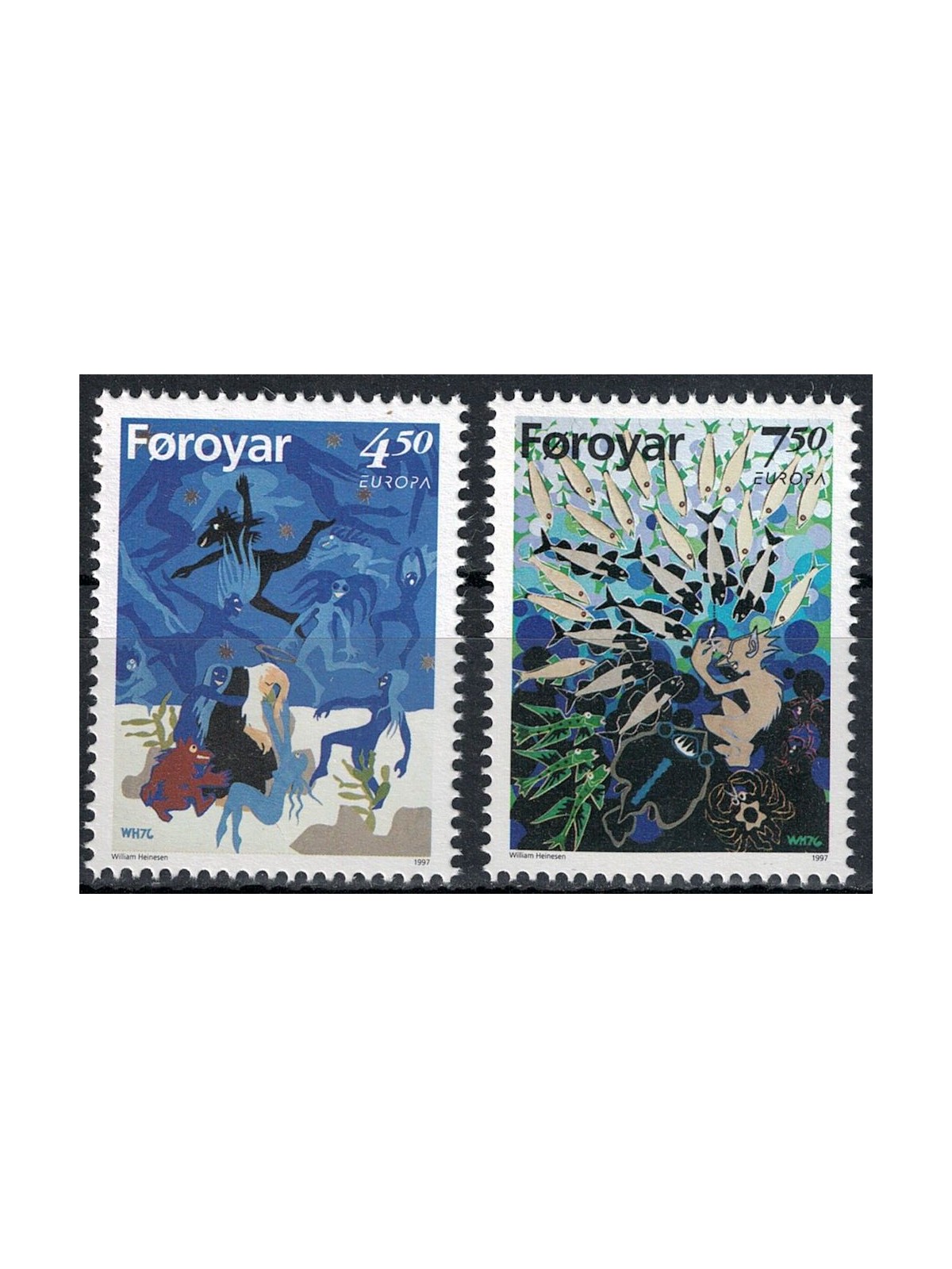 FAROE ISLANDS 1997 Europe 2v MNH**