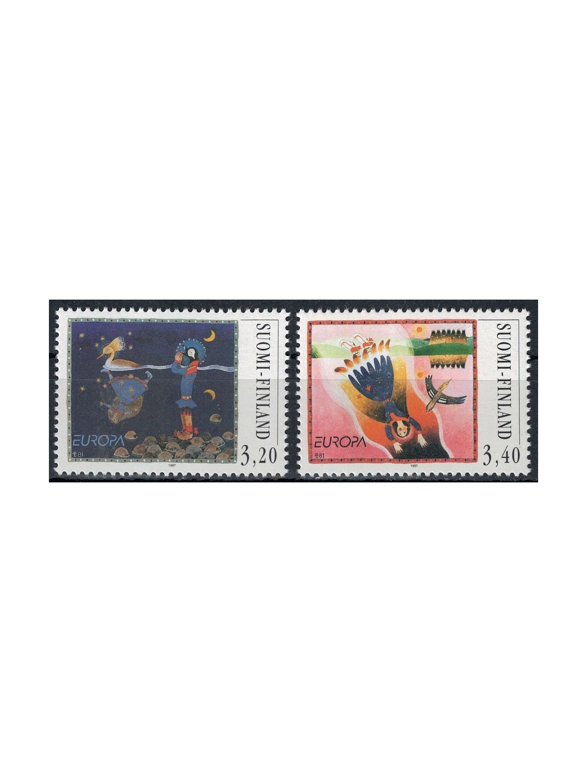 FINLANDIA 1997 Europa 2v MNH**
