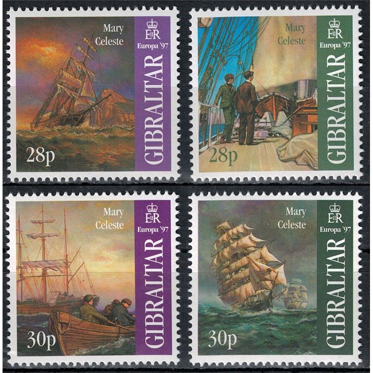 GIBILTERRA 1997 Europa 4v MNH**