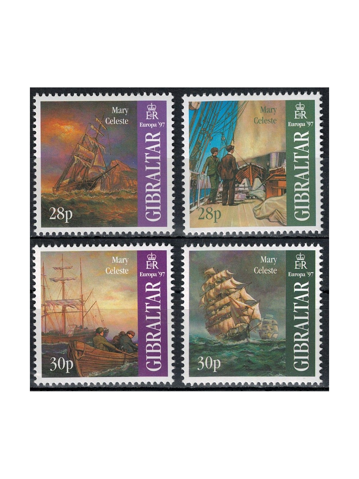 GIBILTERRA 1997 Europa 4v MNH**