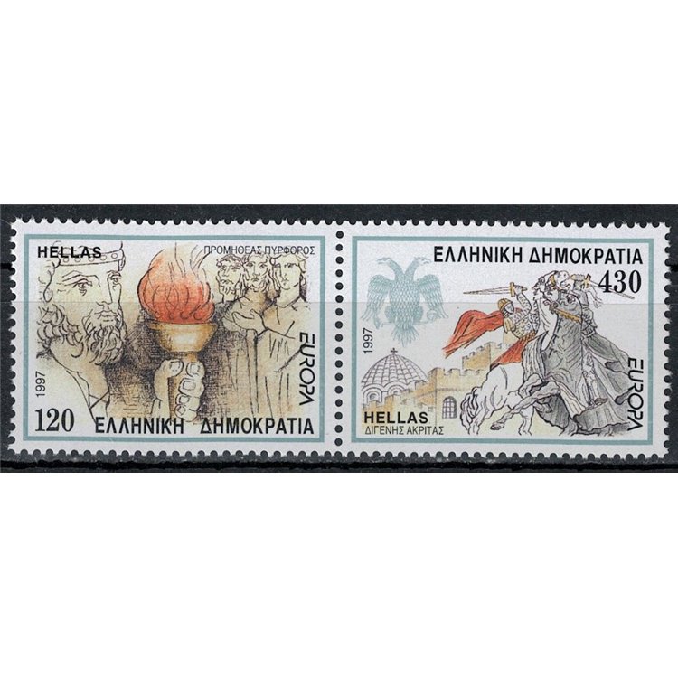 GREECE 1997 Europe 2v MNH**