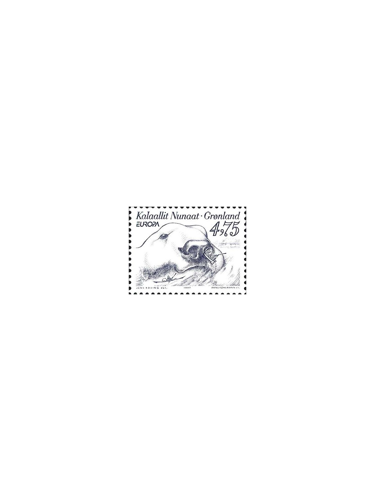 GROENLANDIA 1997 Europa MNH**
