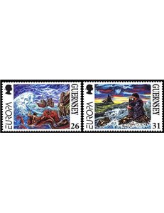 GUERNSEY 1997 Europe 2v MNH**
