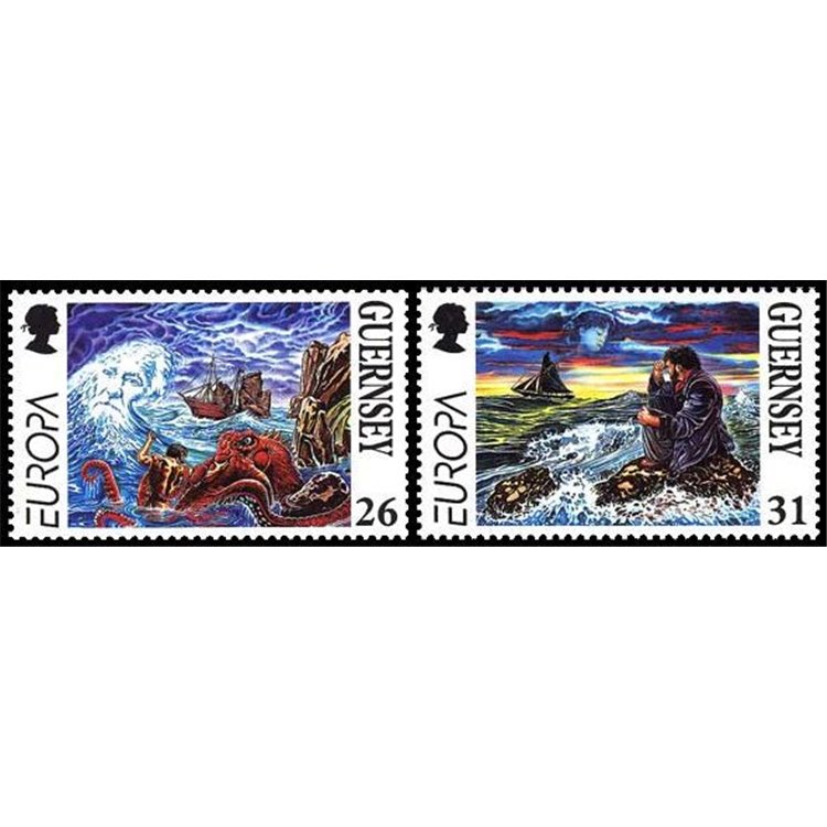 GUERNSEY 1997 Europe 2v MNH**