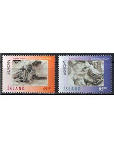 ISLANDA 1997 Europa 2v MNH**