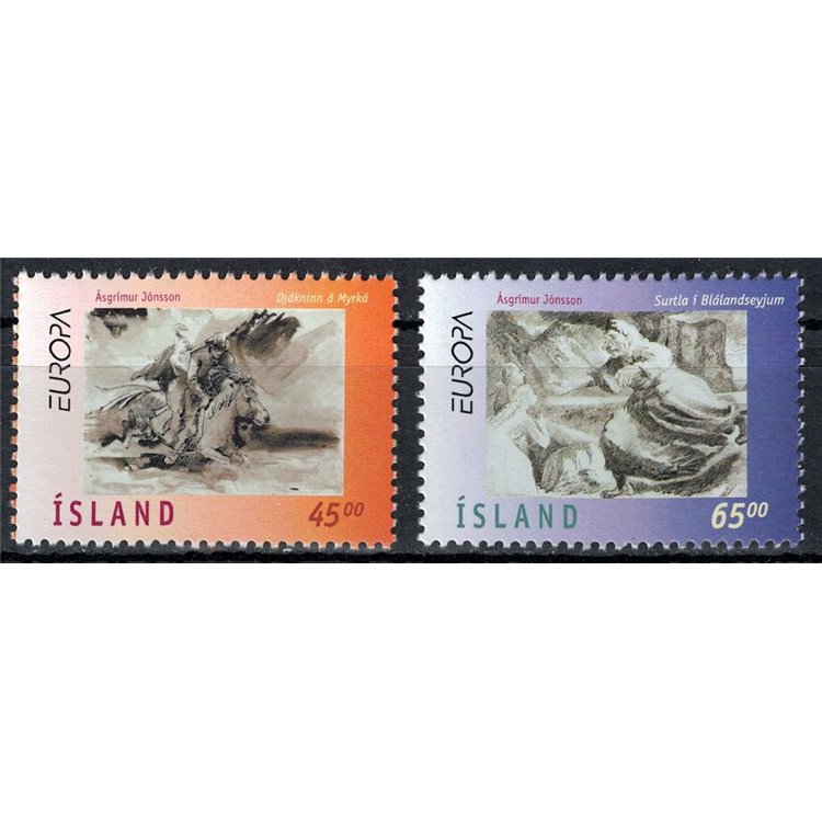ISLANDA 1997 Europa 2v MNH**